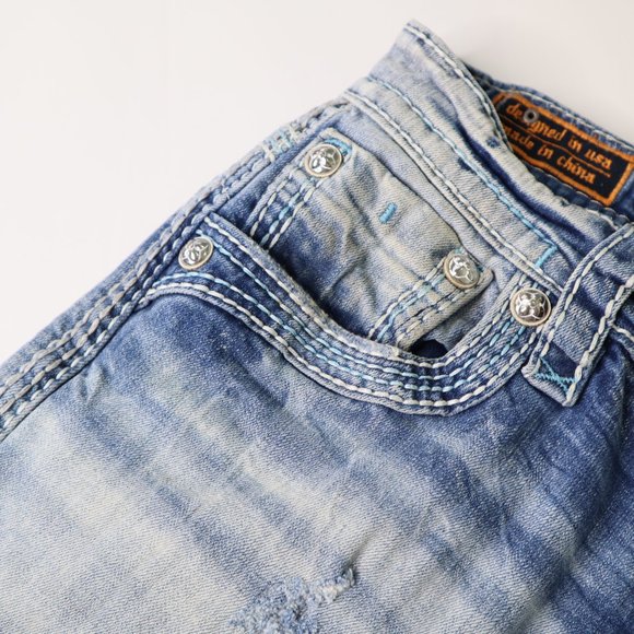 COPY - Rock Revival Walden Slim Boot Cut Jeans- 33 - Picture 8 of 17